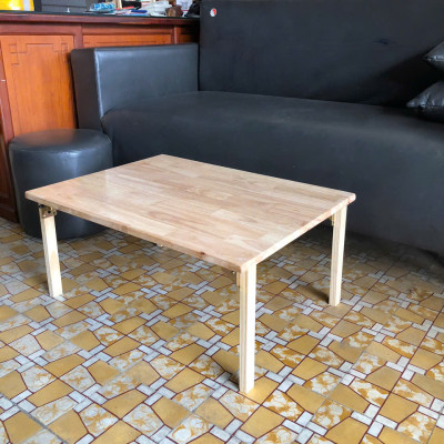 Bàn học,bàn ăn ngồi bệt gỗ tự nhiên VIMOS, xếp gọn, chắc chắn, cao 32cm