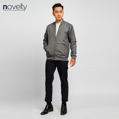 Áo jacket nam in chìm Novelty xám đậm 2203382