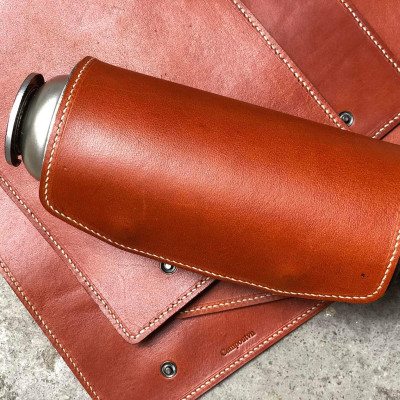 Vỏ bọc bình ga cắm trại bao da dã ngoại campoutvn A494