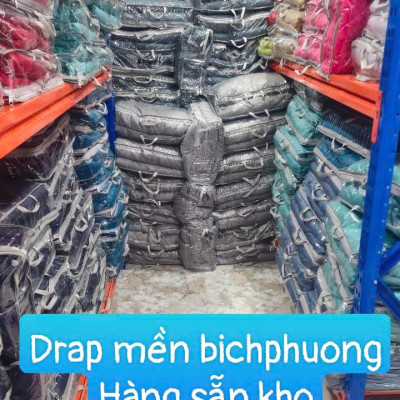 Bộ chăn drap gối thun Hàn Quốc loại 1 có mền 5 món ( 1 drap + 1 chăn chần bông + 3 áo gối) HOẶC mền lẻ