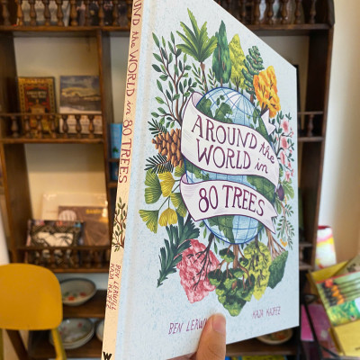 Sách - Around the World in 80 Trees by Ben Lerwill | Children