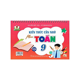 Bộ Lịch Kiến Thức Cần Nhớ Môn Toán 9 (Dùng Chung Các Bộ SGK Hiện Hành) (HA-MK)