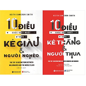 Bộ Sách Giải Mã Bí Mật Của Sự Thành Công ( 10 Điều Khác Biệt Nhất Giữa Kẻ Giàu Và Người Nghèo + 10 Điều Khác Biệt Nhất Giữa Kẻ Thắng Và Người Thua ) (Tặng Notebook tự thiết kế)
