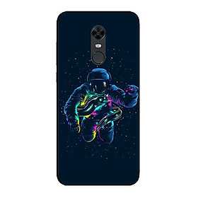 Ốp Lưng in cho Xiaomi Redmi 5 Mẫu Du Hành 2 - Hàng Chính Hãng