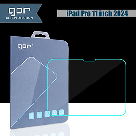 Miếng dán màn hình kính cường lực GOR cho iPad Pro 11 inch / iPad Pro 13 inch M4 & iPad Air 11 inch / iPad Air 13 inch 2024 - Hàng Chính Hãng