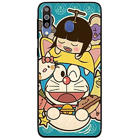 Ốp lưng dành cho Samsung Galaxy M30 mẫu Mèo Máy Nháy Mắt