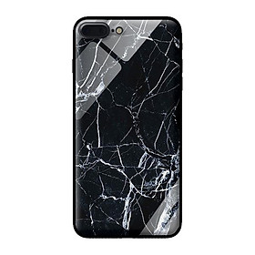 Ốp kính cường lực cho iPhone 7 Plus Đá Đen 1 - Hàng chính hãng