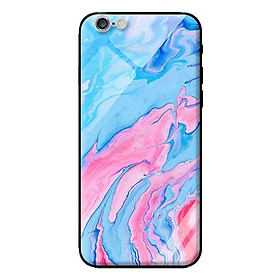 Ốp kính cường lực cho iPhone 6s Plus Đá Xanh Hồng - Hàng chính hãng