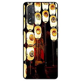 Ốp lưng dành cho Oppo Find X2 mẫu Phố Đèn Lồng