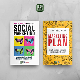 Sách - Combo 2 Cuốn: Social Marketing + Marketing Plan - 1980 Books