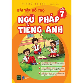 Sách - Bài Tập Bổ Trợ Ngữ Pháp Tiếng Anh Lớp 7 - VISHV Books - 1980 Books