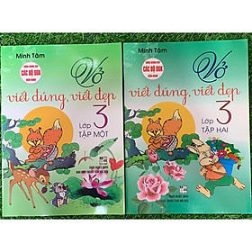 Sách - Combo Vở Viết Đúng, Viết Đẹp Lớp 3 (Dùng Chung Cho Các Bộ SGK Hiện Hành, Bộ 2 Cuốn) (HA-MK)