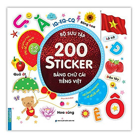 Sách - Bộ Sưu Tập 200 Sticker - Bảng Chữ Cái Tiếng Việt - Minh Thắng