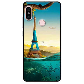 Ốp lưng in cho Xiaomi Redmi Note 6 Pro Mẫu Tháp Pháp