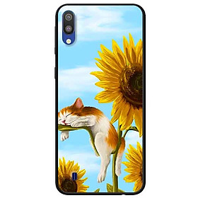Ốp lưng in cho Samsung M10 Mẫu Mèo Ngủ