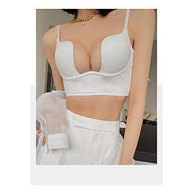 Áo lót hở lưng khoét chữ U 328 — Bra đa năng không lộ dây, mút mỏng định hình, cho áo hở lưng