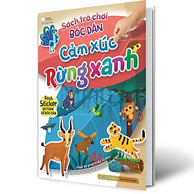 Sách trò chơi bóc dán - Cảm xúc Côn trùng - Sách bóc dán sticker cho bé