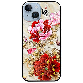 Ốp lưng dành cho Iphone 14 - Iphone 14 Plus - Iphone 14 Pro - Iphone 14 Pro Max - Mẫu Đơn Đỏ Hồng