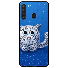 Ốp lưng dành cho Samsung Galaxy A21 mẫu Mập Xanh