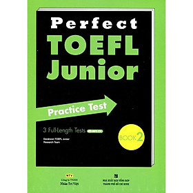 Sách - Perfect Toefl Junior Book 2 (Kèm CD) - Nhân Trí Việt
