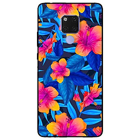 Ốp lưng in cho Huawei Mate 20 Mẫu Hoa Lá Xanh
