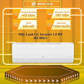 Máy lạnh LG Inverter 1 HP IEC09G1 - HÀNG CHÍNH HÃNG - CHỈ GIAO HCM