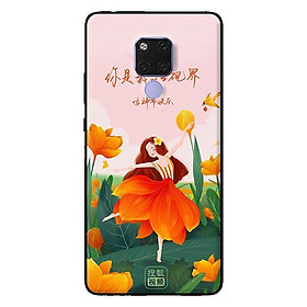 Ốp lưng in cho Huawei Mate 20 mẫu Cô Gái Múa - Hàng chính hãng