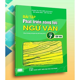 Sách - Bài tập phát triển năng lực ngữ văn lớp 7 tập 2 theo chương trình GDPT 2018 ( Cánh Diều )