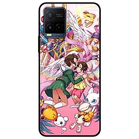 Ốp lưng dành cho Vivo Y21 - Vivo Y21s mẫu Anime Hai Cô Gái Và Pet