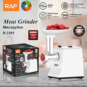 Máy xay thịt gia đình, máy đùn thịt công nghiệp, nhồi thịt, hàng nga siêu bền.