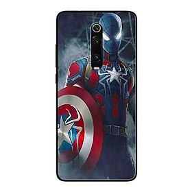 Ốp Lưng in cho Xiaomi Redmi K20 Pro Mẫu Người Nhện Đen - Hàng Chính Hãng