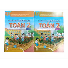 Combo Bài Tập Phát Triển Năng Lực Toán Lớp 2 Tập 1+2 (HEID)