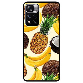 Ốp lưng dành cho Xiaomi Redmi Note 11 Pro 5G ( Bản Nội Địa ) - Dừa Chuối Dứa