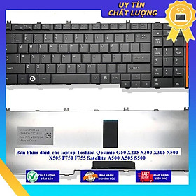 Bàn Phím dùng cho laptop Toshiba Qosimio G50 X205 X300 X305 X500 X505 F750 F755 Satellite A500 A505 S500 - MÀU TRẮNG - Hàng Nhập Khẩu New Seal