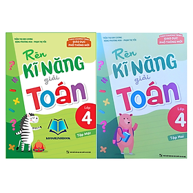 Sách - Combo Rèn kĩ năng giải toán 4 - tập 1 + 2