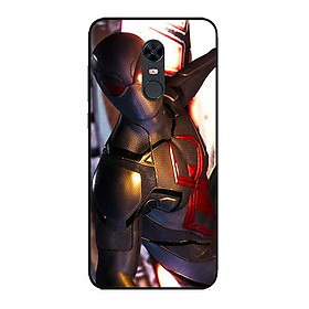 Ốp Lưng in cho Xiaomi Redmi 5 Plus Mẫu Người Nhện Giăng Tơ - Hàng Chính Hãng