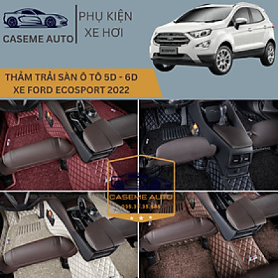 [FORD ECOSPORT] Thảm Trải Sàn, Lót Sàn Ô Tô 5D 6D Thiết Kế Theo Xe FORD ECOSPORT 2022 Chống Nước, Không Mùi - MẪU CARBON - Hàng Chính Hãng