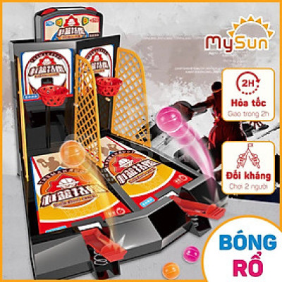 Bộ đồ chơi bóng rổ mini cho bé trai bộ trò chơi 2 người đối kháng trẻ em MySun