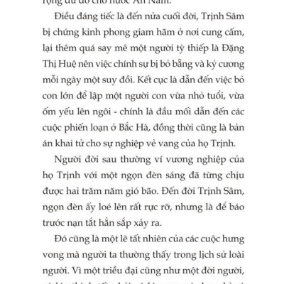 Chuyện Trịnh Sâm và thời Lê Mạt - bản in 2024