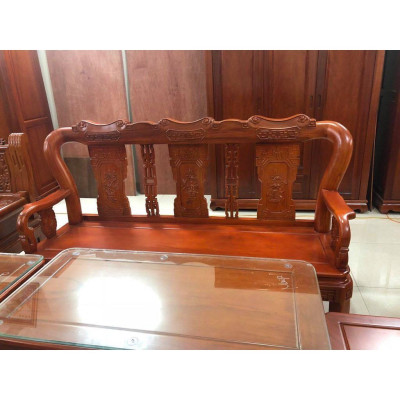 Bộ bàn ghế minh quốc triện gỗ gõ đỏ