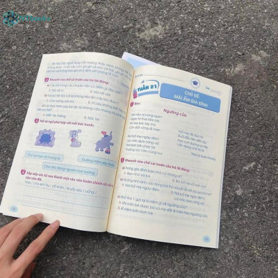 Sách Phiếu Ôn Tập Cuối Tuần Tiếng Việt Lớp 1