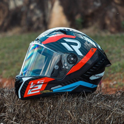 MŨ BẢO HIỂM FULLFACE LS2 FF805 THUNDER RACING CARBON - GARA20