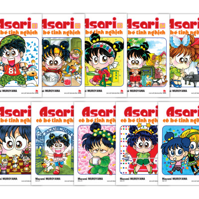 Sách - Combo Manga - Asari - Cô Bé Tinh Nghịch: Tập 81 - 90 (Bộ 10 Cuốn)