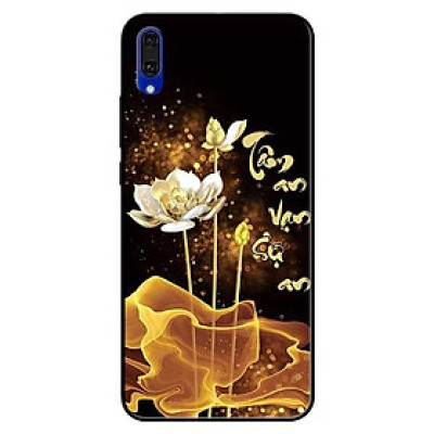 Ốp lưng dành cho Huawei Y7 Pro - mẫu Sen Vàng Tâm An