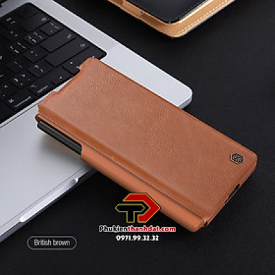 Bao da cho SamSung Galaxy Z Fold6 chính hãng Nillkin QIN có ngăn đựng bút - Hàng nhập khẩu