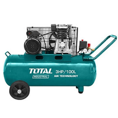 MÁY NÉN KHÍ DÂY CUROA 2.2 KW ( 3.0 HP) 100L TOTAL TC1301006T - HÀNG CHÍNH HÃNG