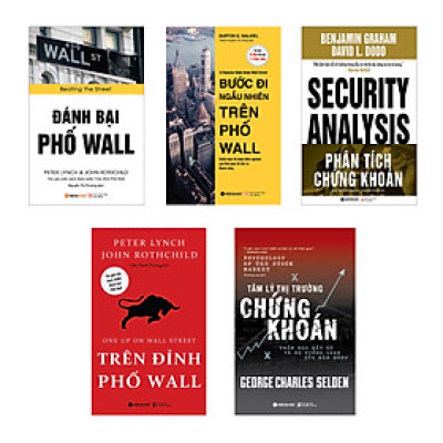 Combo Trên Đỉnh Phố Wall + Tâm Lý Thị Trường Chứng Khoán + Đánh Bại Phố Wall + Bước Đi Ngẫu Nhiên Trên Phố Wall + Phân Tích Chứng Khoán 