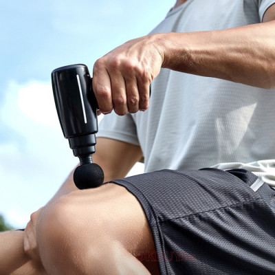 Súng massage cầm tay mini Puli PL-656 - 6 đầu cải tiến giảm đau nhức, căng cơ toàn thân