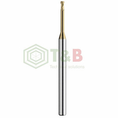 Dao Phay Bo Góc R 2 Me Cổ Dài D0.8 x R0.1x6x50L Union Tools Model HLRS2008-01-060,Dao phay ngón gia công sau nhiệt, thép