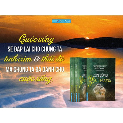 Sách - Combo HGTH Còn Sống Còn Yêu Thương + Thiết kế một cuộc đời đáng sống  - FirstNews
